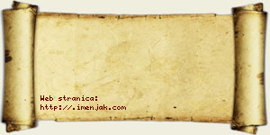 Isidor Šeperković vizit kartica